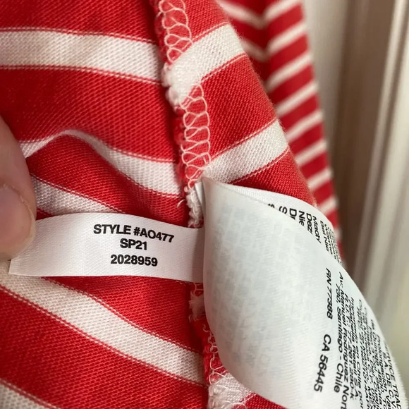 J. Crew Red and White Striped Maxi Dress - Picture 5 of 7
